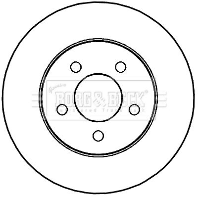 BORG & BECK Тормозной диск BBD4277